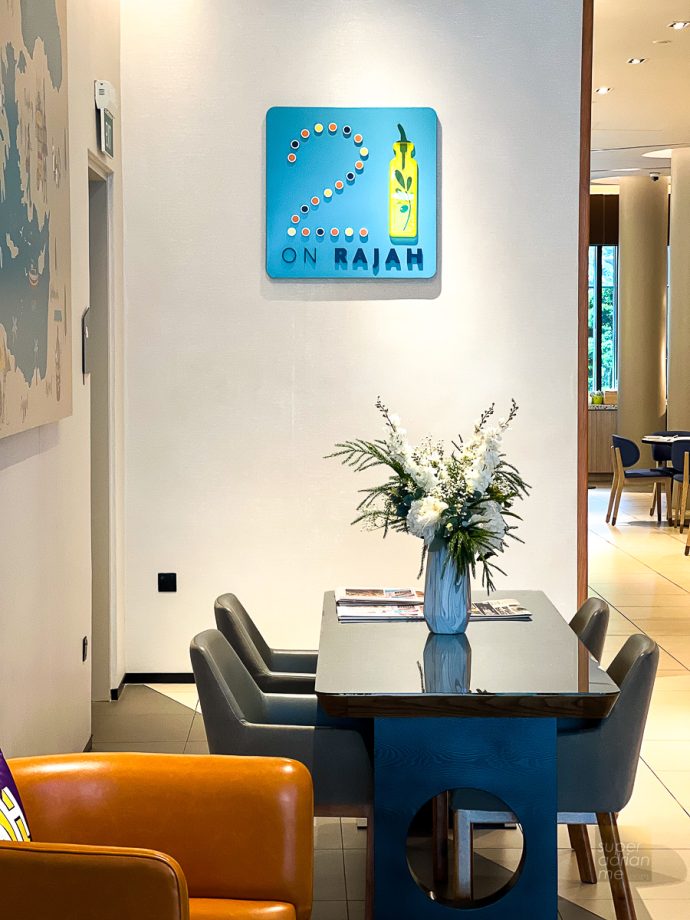 21 on Rajah - Halal Certified buffet restaurant, offers innovative Mediterranean and Asian buffet cuisine