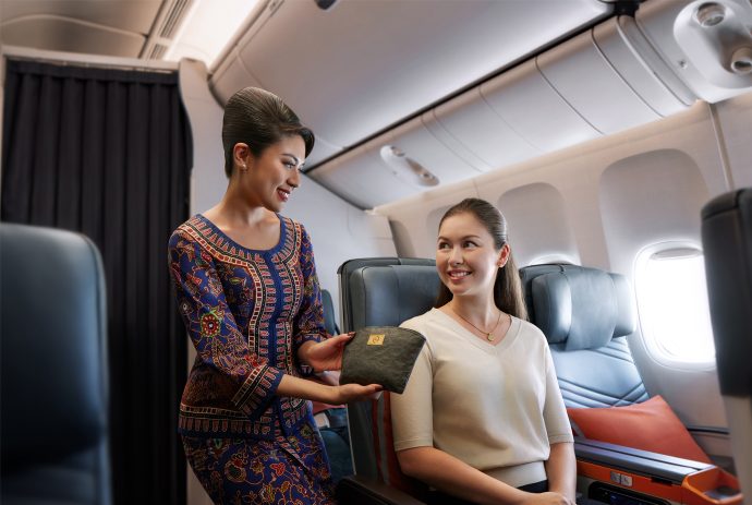 Singapore Airlines Premium Economy Amenity Kit