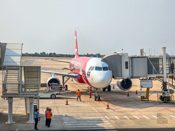 AirAsia Cambodia KT102 at Siem Reap Airport on 3 May 2024