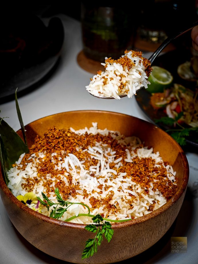 Special Item - Fragrant Stema Coconut Rice with Serundeng