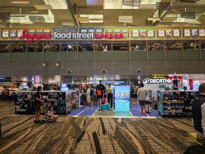 Decathlon pop up at Changi Airport Terminal 3 transit area