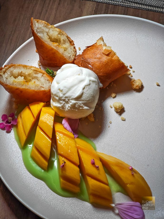 Noku Phuket - Embrace Restaurant - Mango Sticky Rice