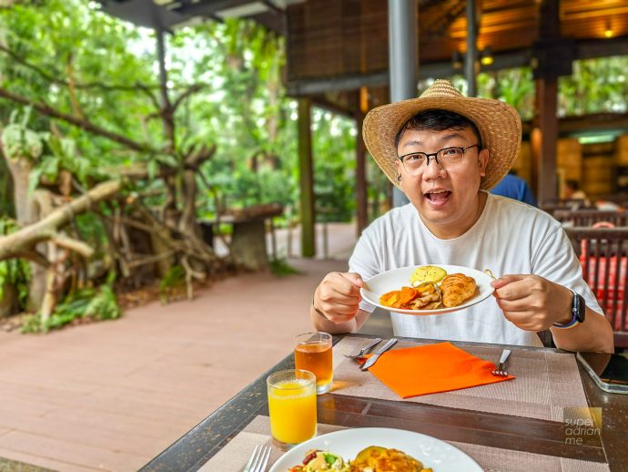 Breakfast at Ah Meng Restaurant during Breakfast in the Wild at Singapore Zoo