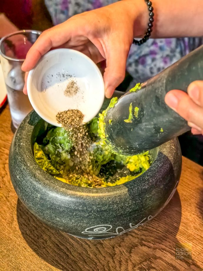 Tableside Molcajete of Guacamole and Chips