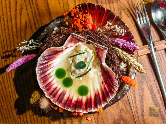 Cure x Bord Bia - August 2024 - King Scallop, Cider & Sea Asparagus