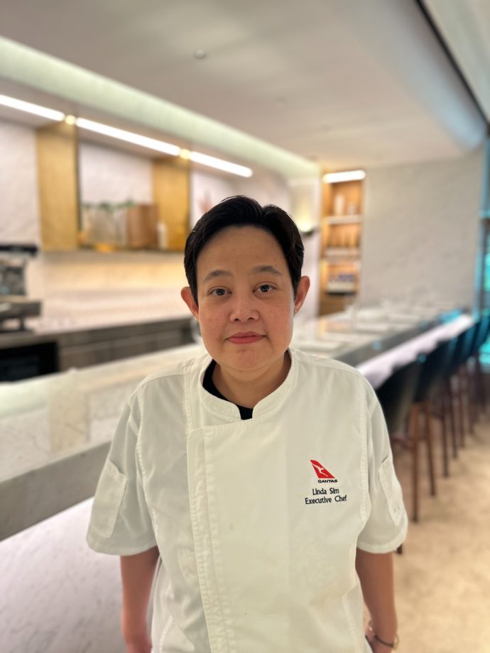 Chef Linda Sim, Executive Chef, Qantas Singapore First Lounge (Source: Qantas)