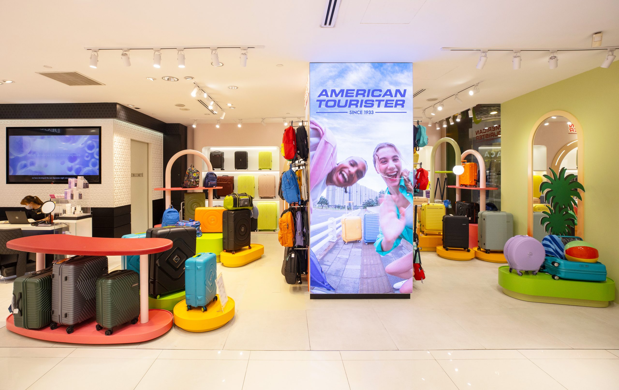 Visit American Tourister s first new Concept Store at BHG Bugis SUPERADRIANME