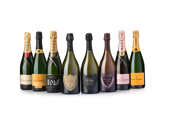 Emirates reveals its ‘Exclusive Eight’ - the most valuable airline offering of Champagne in the world (Source: Emirates)
