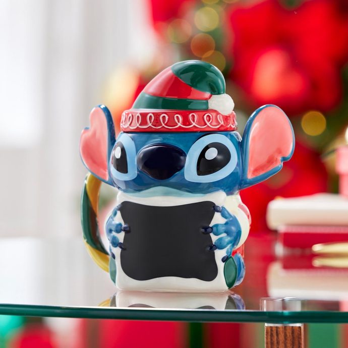 Stitch Holiday Mug with Lid