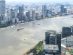 View of the Grand Kempinski Hotel Shanghai and DBS Building and Huang Pu River  from Orient Pearl Tower