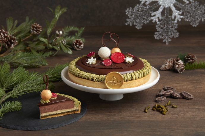 Goodwood Park Nutcracker Chocolate Pistachio Tart 