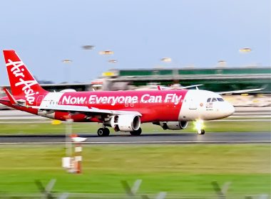 AirAsia AK aircraft at Changi Airport 2024