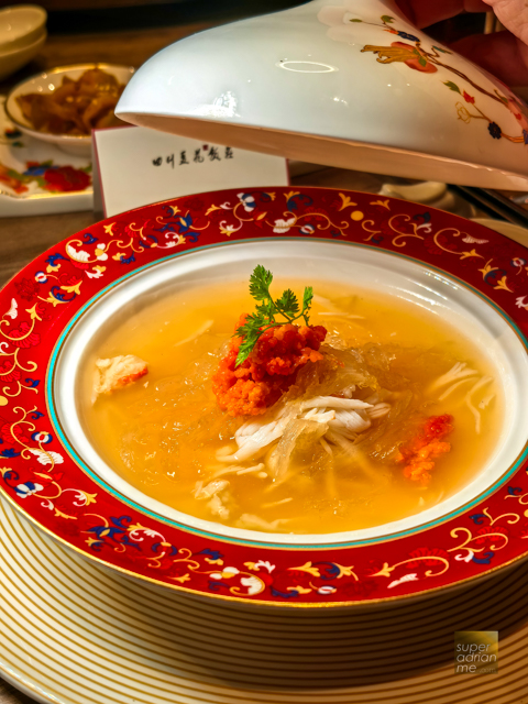 CNY 2025 - Si Chuan Dou Hua UOB Plaza - Braised Bird's Nest with Alaskan Crabmeat Soup with Crab Roe