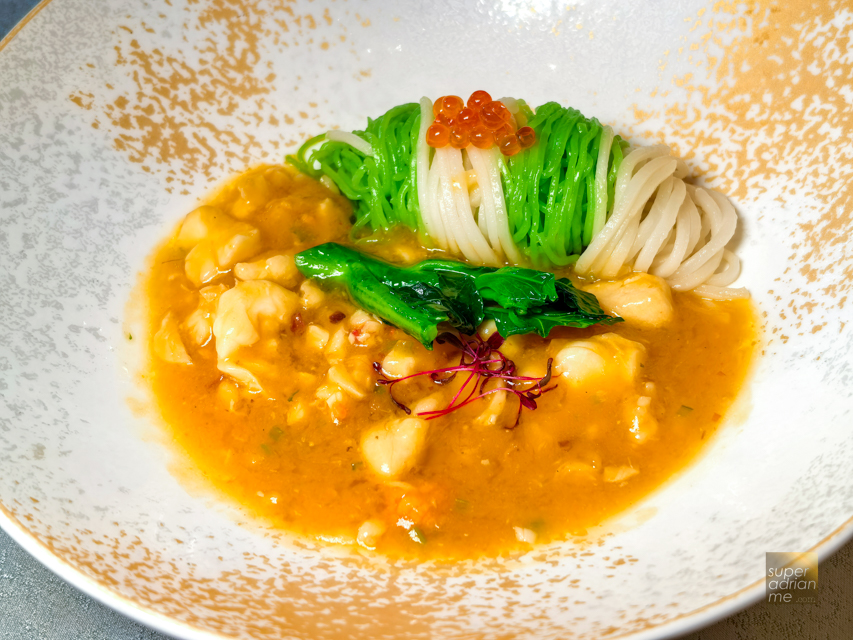 Man Fu Yuan CNY 2025 - Braised Duo La Mian with Alaska King Crab, Rock Lobster and Crab Roe 