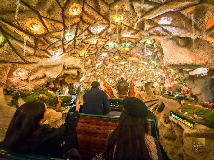 Fairy Tale Train in Pöstlinberg-Mountain., Linz, Austria