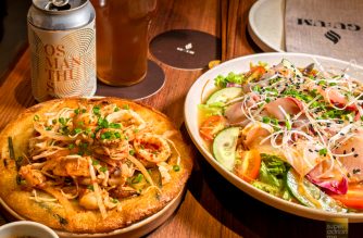Gu:um 2025 New Menu - January - Seafood Pajeon and Mulhwa and Osmanthus Beer