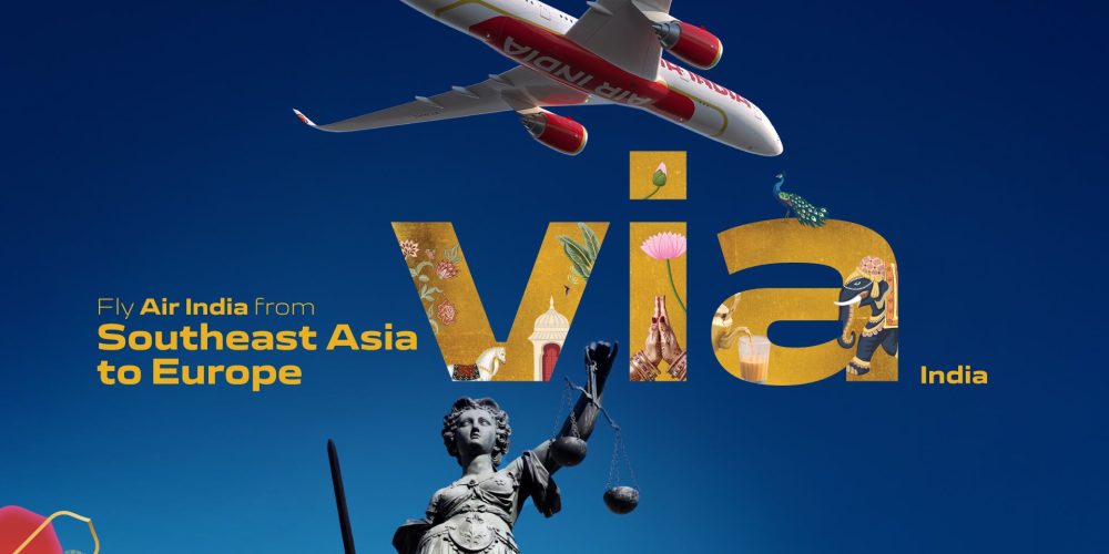 Fly Air India from Southeast Asia to Europe