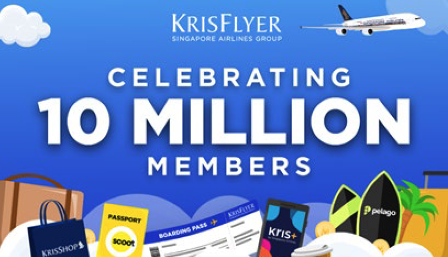 Page 1 of 5 Singapore Company Registration Number: 197200078R KRISFLYER MARKS 10 MILLION MEMBER MILESTONE WITH EXCLUSIVE PROMOTIONS AND BONUS MILE ACCRUAL OPPORTUNITIES