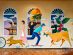 Tiffany Lovage's Murals on the exterior of the Starbucks Smith Street outlet in Chinatown