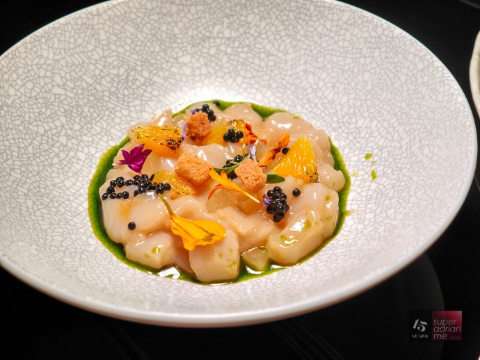 EDEN Restaurant Refreshed Ala Carte Menu dishes -1744362802522 | SUPERADRIANME.com Hokkaido Scallop Cerviche