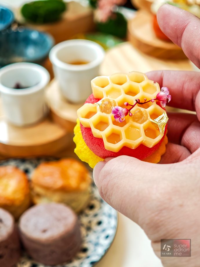 Golden Nectar Afternoon Tea at Lobby Lounge at InterContinental Singapore - HONEY REDCURRANT MOUSSE