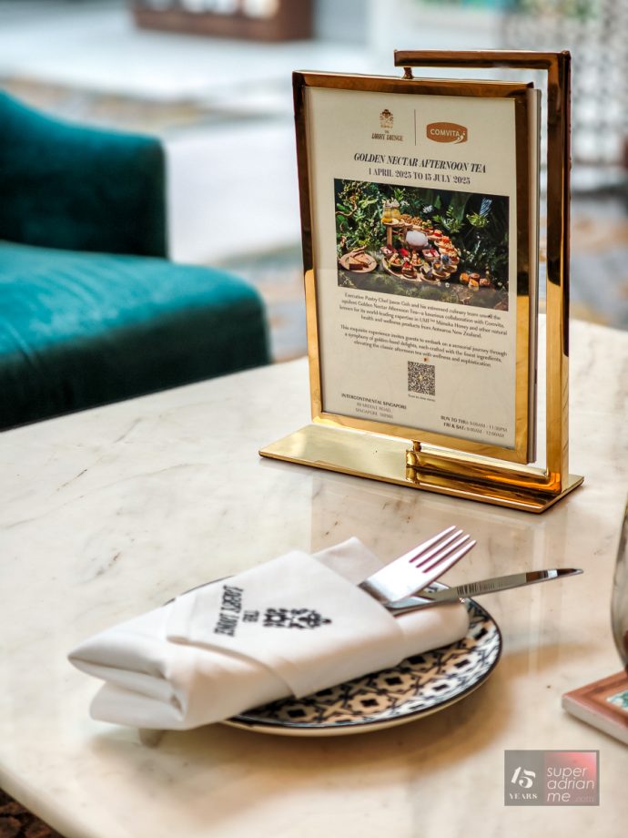 Golden Nectar Afternoon Tea at Lobby Lounge at InterContinental Singapore 