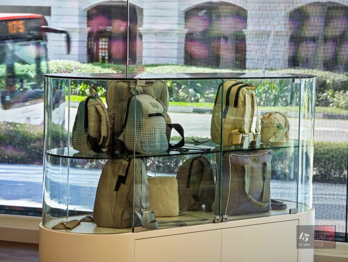 Emirates Singapore Retail Store -105105 | SUPERADRIANME.com Upcycled merchandise collection at Emirates World Store in Odeon 333