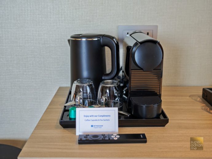 Wyndham Singapore Hotel - Nespresso Coffee in rooms