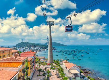 Cable car in Hon Thom Phu Quoc