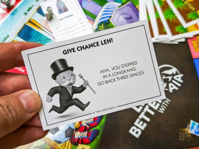 AIA Monopoly Set -154201 | SUPERADRIANME.com Chance Card - AIA Singapore Monopoly