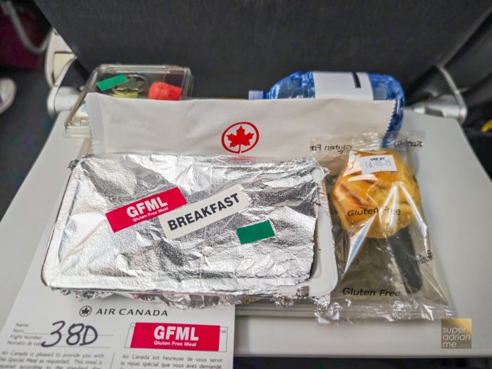 Aviation - Air Canada B787-8 - AC20 SIN - YVR 13 May 2025 -215727 | SUPERADRIANME.com GFML - Gluten Free Meal on board Air Canada AC20 from SIN - YVR on 13 May 2025