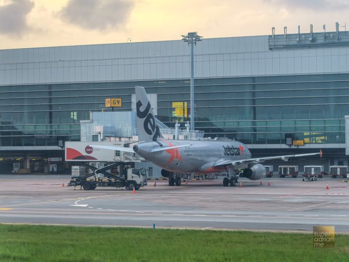 Jetstar Asia A320 aircraft at Changi Airport Terminal 4 - 15 January 2025 -181928 | SUPERADRIANME.com Jetstar Asia A320 aircraft at Changi Airport Terminal 4 - 15 January 2025