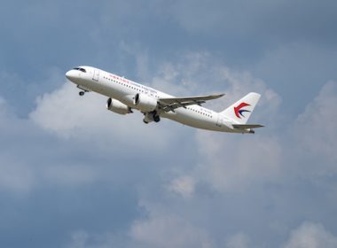 China Eastern Airlines B-919C aircraft has completed the ferry flight in the morning of July 16th, and will be put into route operation in the near future. (COMAC photo)