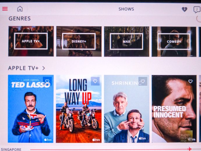 Air Canada - Inflight Entertainment Movies and Films -210009 | SUPERADRIANME.com Air Canada In Flight Entertainment in B787-9 Economy Class