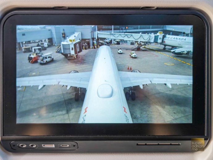 Air Canada - Panasonic Astrova Inflight Entertainment Movies and Films -163648 | SUPERADRIANME.com Overhead camera live view