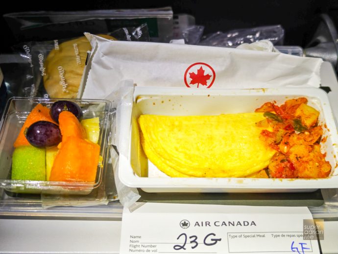 Air Canada - AC19 Inflight Meals - YVR - SIN - 27 May 2025 -050438 | SUPERADRIANME.com Air Canada - AC19 Gluten Free Meals - YVR - SIN - 27 May 2025