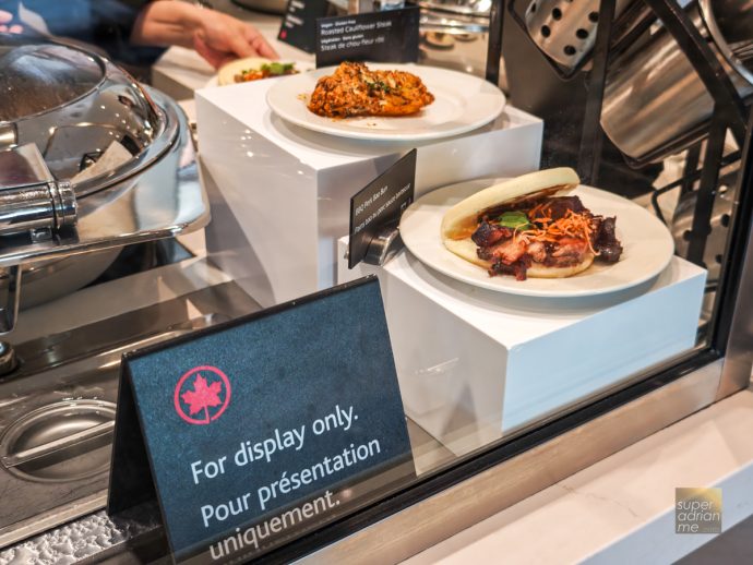 Air Canada - Maple Leaf Lounge at YVR 27 May 2025 -190046 | SUPERADRIANME.com Food spread at the Air Canada Maple Leaf Lounge in Vancouver International Airport