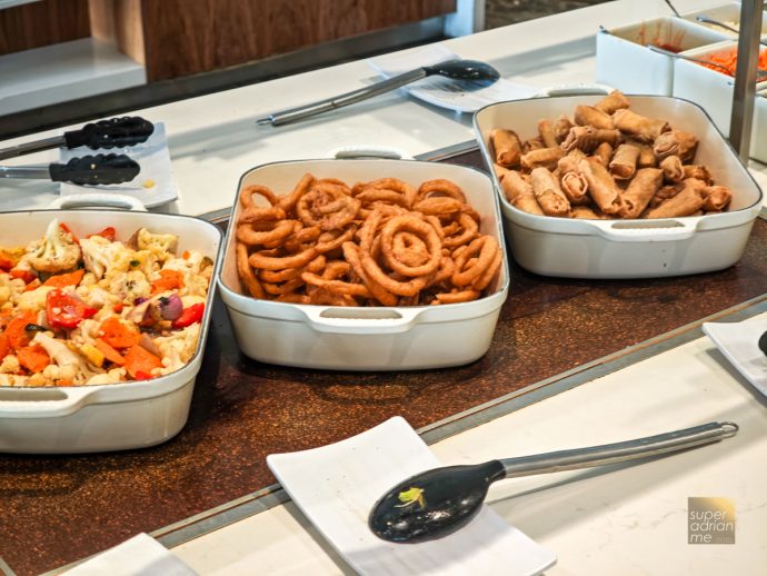 Air Canada - Maple Leaf Lounge at YVR 27 May 2025 -190248 | SUPERADRIANME.com Food spread at the Air Canada Maple Leaf Lounge in Vancouver International Airport
