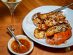 JATI Koh Russey - Beach Club Night BBQ Seafood menu - Slipper Lobster - Sihanoukville Lobster, fresh vegetable & herb, Green Kho Kong Sauce (USD29)