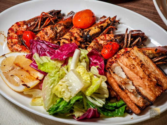 Charcoal-grilled garlic Prawns (US) at KoKo Steakhouse in JATI Koh Russey | SUPERADRIANME.com Charcoal-grilled garlic Prawns (US) at KoKo Steakhouse in JATI Koh Russey