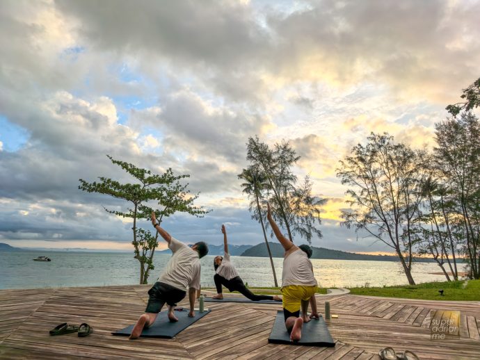 Sunrise Yoga at JATI Koh Russey | SUPERADRIANME.com Sunrise Yoga at JATI Koh Russey