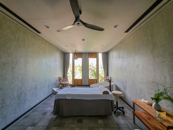 Bamboo Spa treatment room at JATI Koh Russey | SUPERADRIANME.com Bamboo Spa treatment room at JATI Koh Russey