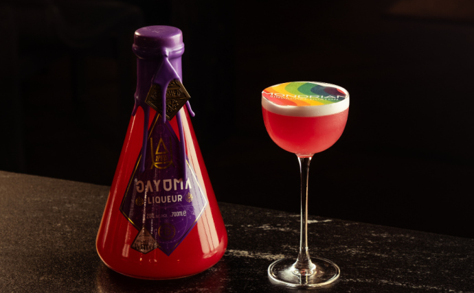Mondrian's signature cocktail for the season, 'Unlabelled' (priced at $28++)