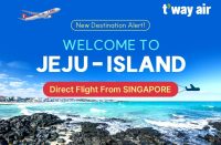 Discover Korea T'way Air Adds New Singapore -Jeju Service Its Network