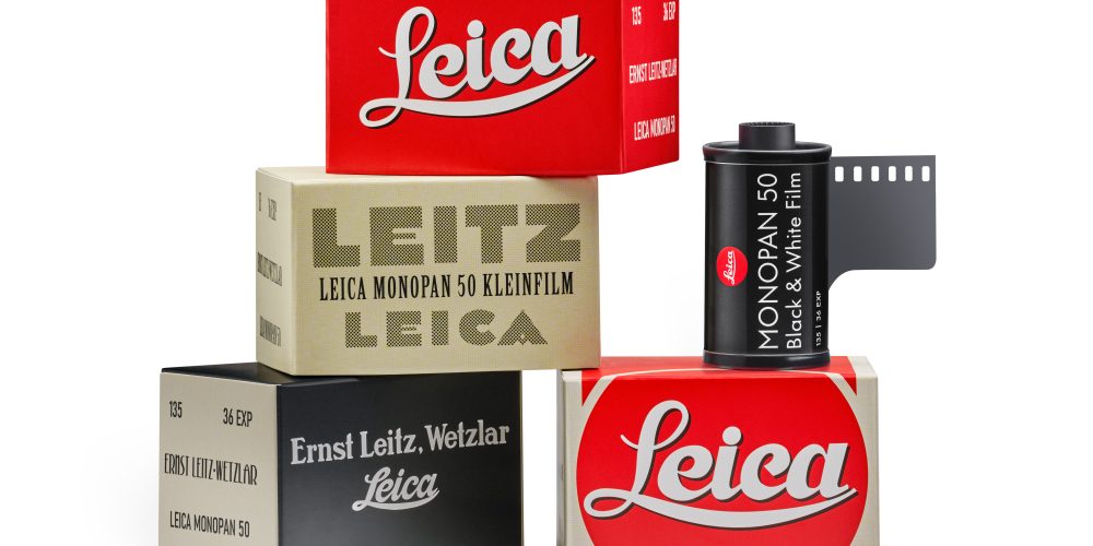 Leica MONOPAN 50 packaging Groupshot