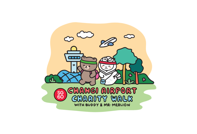 1 Changi Airport Charity Walk - Key Visual | SUPERADRIANME.com