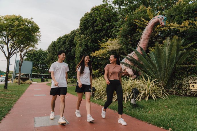 3 Changi Airport Charity Walk - Jurassic Mile | SUPERADRIANME.com