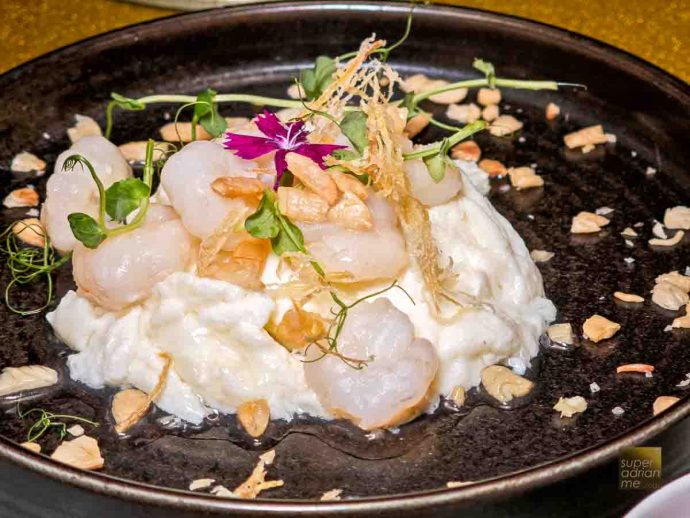 Stir-fried River XIN Cuisine - Shunde Classics June 2025 - Prawns with a delicate Egg White and Milk Beurre Blanc