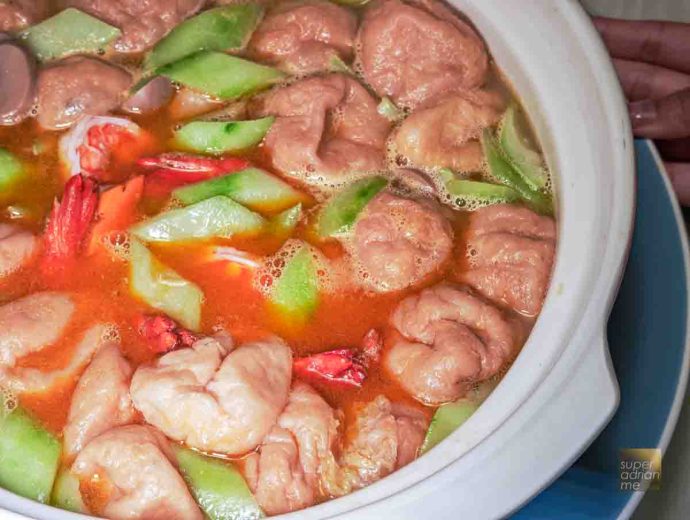 Stir-fried River XIN Cuisine - Shunde Classics June 2025 - Crispy-Fried Fish Mousse with Prawn Braised in a Rich and Velvety Superior Stock Reduction