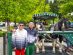 Horse carriage tour in Stanley Park, Vancouver, Canada.